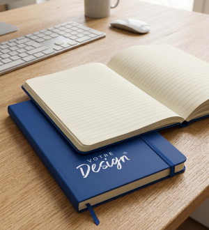 Carnet A6 avec couverture rigide personnalisable