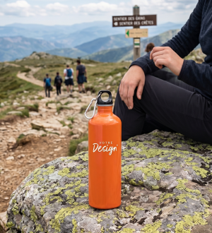 Bouteille en acier inoxydable personnalisable