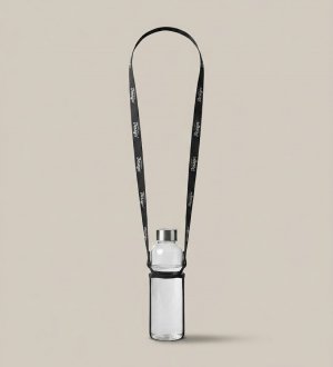 Tour de cou avec porte-gobelet en silicone personnalisable