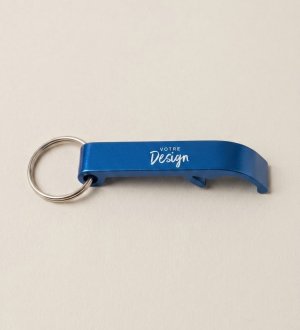 Porte-clés décapsuleur personnalisable