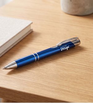 Stylo à bille à bouton poussoir en aluminium personnalisable Stylo à bille à bouton poussoir en aluminium personnalisable