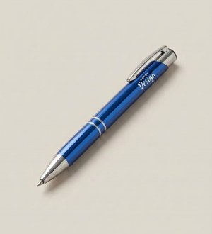 Stylo à bille à bouton poussoir en aluminium personnalisable