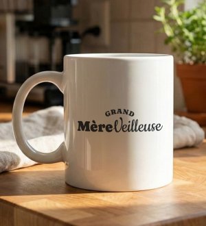 mug grand-mère veilleuse de face 