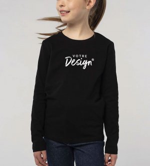 Enfant portant le t-shirt à manches longues Sol's 02947 Enfant portant le t-shirt à manches longues Sol's 02947