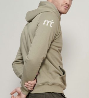 Sweat à capuche personnalisable Stellar en coton bio avec exemple de broderie sur l'épaule Sweat à capuche personnalisable Stellar en coton bio avec exemple de broderie sur l'épaule