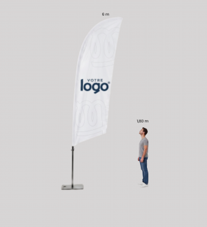 Fly Banner Voile XXL Personnalisé - Pack Complet