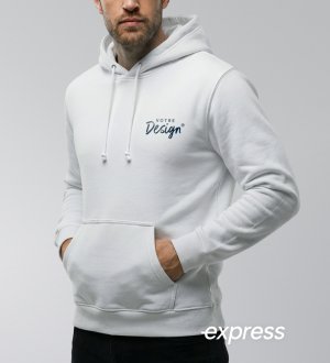 Sweat à capuche à personnaliser en livraison express