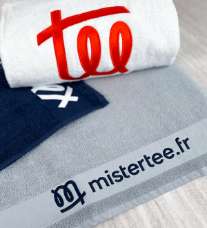 serviette de bain vue logo serviette de bain vue logo