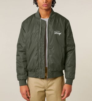 mannequin homme de face portant le Bomber 2.0 personnalisable