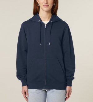 mannequin femme de face portant le Sweat Connector 2.0 personnalisable mannequin femme de face portant le Sweat Connector 2.0 personnalisable