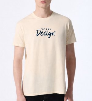 Vue de face tee-shirt Regent en coloris Natural à personnaliser avec votre logo Vue de face tee-shirt Regent en coloris Natural à personnaliser avec votre logo