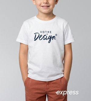 T-shirt enfant personnalisable en livraison express