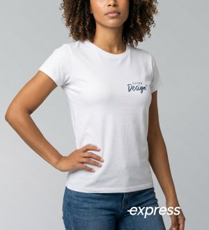 T-shirt pour femme à personnaliser en livraison express
