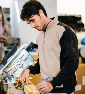 Sweat de travail col zippé Sweat de travail col zippé