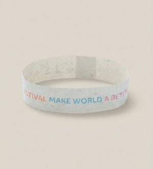 Bracelet en papier semences personnalisable