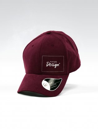 Exemple de marquage personnalisé sur la casquette Daim AT058 Exemple de marquage personnalisé sur la casquette Daim AT058