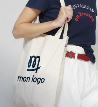 Tote bag made in France à personnaliser avec votre logo Tote bag made in France à personnaliser avec votre logo