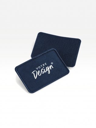 Exemple de marquage personnalisé sur le patch amovible en coton B600 Exemple de marquage personnalisé sur le patch amovible en coton B600