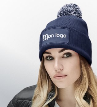 Bonnet Snowstar Patch personnalisé avec logo 