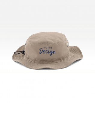 Exemple de marquage personnalisé sur le bob cargo BF088 en coloris Stone