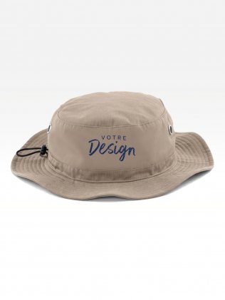 Exemple de marquage personnalisé sur le bob style cargo BF088 Exemple de marquage personnalisé sur le bob style cargo BF088