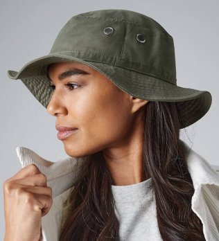 Bob personnalisable style cargo BF088 en coloris Olive green