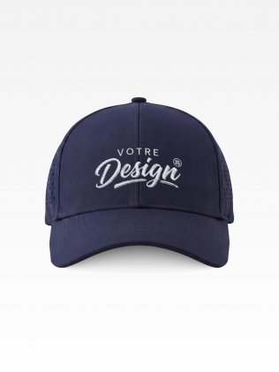 Exemple de marquage personnalisé sur la casquette Trucker perforée BF189R Exemple de marquage personnalisé sur la casquette Trucker perforée BF189R