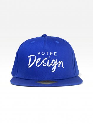 Exemple de marquage personnalisé sur la casquette urbaine RAPPER BF610 Exemple de marquage personnalisé sur la casquette urbaine RAPPER BF610