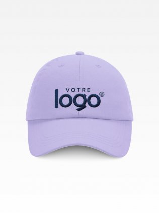 Casquette dad cap BF653 Lavender personnalisée avec votre logo brodé sur la face avant Casquette dad cap BF653 Lavender personnalisée avec votre logo brodé sur la face avant