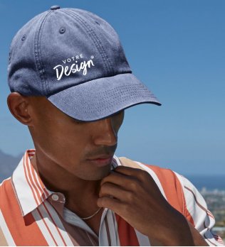 Casquette vintage personnalisable