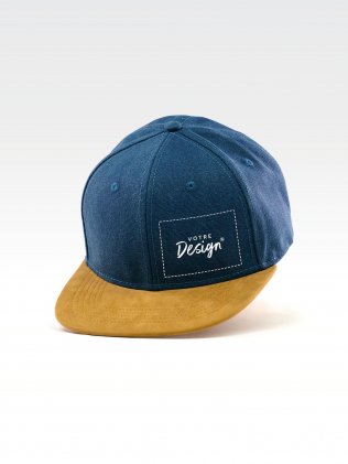 Exemple de marquage personnalisé sur la casquette Snapback Daim BF668