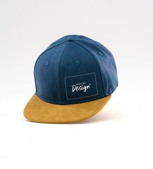 Casquette AT173 vue de 3/4 à personnaliser avec votre design ou logo en colori Black Royal