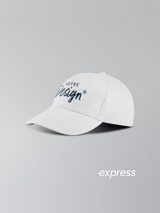 Exemple de marquage personnalisé sur la casquette Express CASEXPRESS