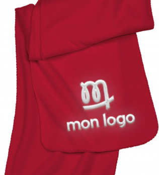 echarpe logo broderie 
