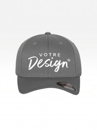 Exemple de marquage personnalisé sur la casquette - Flexfit Wooly FX6277 Exemple de marquage personnalisé sur la casquette - Flexfit Wooly FX6277