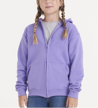 mannequin enfant portant le Sweat zippé enfant personnalisable