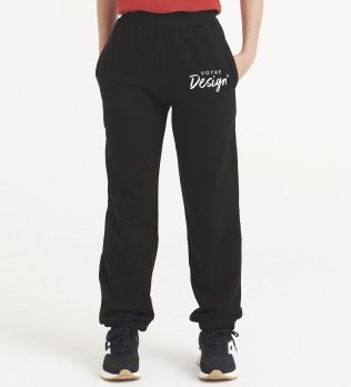 mannequin enfant portant le Pantalon de jogging enfant personnalisable 