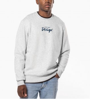 mannequin homme de face portant le Sweat-shirt col rond homme personnalisable mannequin homme de face portant le Sweat-shirt col rond homme personnalisable