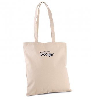 Sac shopping classique coton bio personnalisable