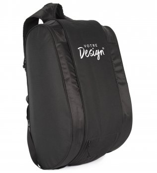 Sac à dos de padel avec double compartiment porte-raquette personnalisable Sac à dos de padel avec double compartiment porte-raquette personnalisable