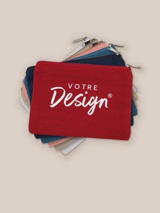 Pochette en toile de jute personnalisable KI0723, éventail de 6 teintes, personnalisée avec votre design Pochette en toile de jute personnalisable KI0723, éventail de 6 teintes, personnalisée avec votre design