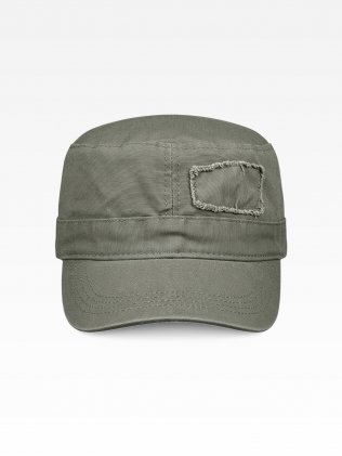 CUBA - Casquette 3 panneaux KP050 Khaki personnalisable, vue de face