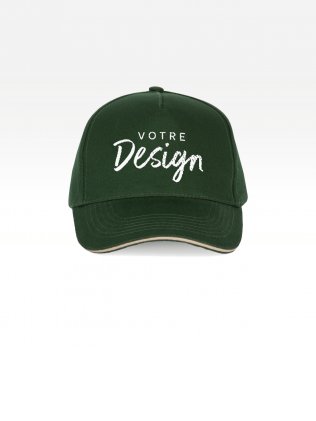 Exemple de marquage personnalisé sur la casquette KP124