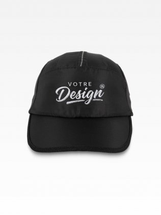 Exemple de marquage personnalisé sur la casquette sport KP205 Exemple de marquage personnalisé sur la casquette sport KP205