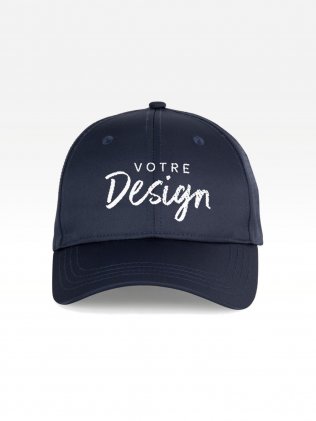 Exemple de marquage personnalisé sur la casquette microperforée recyclée KP918 Exemple de marquage personnalisé sur la casquette microperforée recyclée KP918