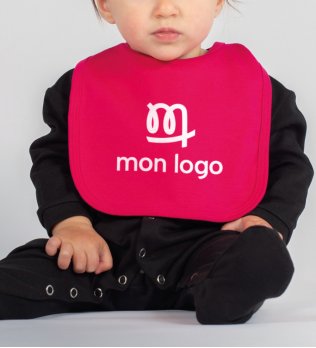 bavoir rouge à personnaliser pour bébé bavoir rouge à personnaliser pour bébé