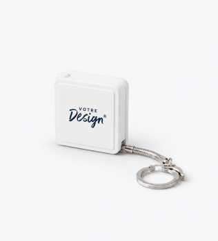 Mètre ruban porte clés personnalisable Mètre ruban porte clés personnalisable