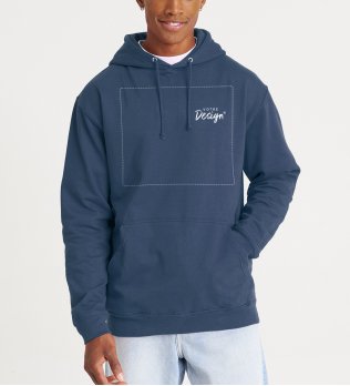 Sweat à capuche JH001 personnalisable Sweat à capuche JH001 en coloris Air Force Blue avec votre design dans la zone de personnalisation