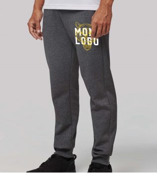 Pantalon de jogging PA1012 avec exemple de logo imprimé Pantalon de jogging PA1012 avec exemple de logo imprimé
