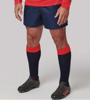 Short de rugby personnalisable PA138 en coloris Dark Royal Blue